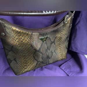 Tra Unlimited snake print shoulder bag. Vintage.